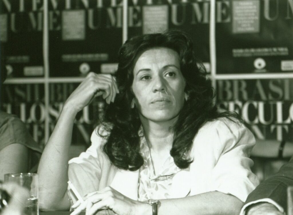 Dorothea Werneck no debate sobre sociedade e política no Brasil do futuro. Foto: Siarq/Unicamp.